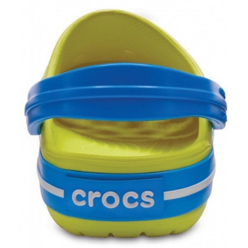 Crocs Kids’ Crocband Clog Tennis Ball Green / Ocean Дитячі Сабо Крокс Крокбенд Кідс 31-32 204537 фото