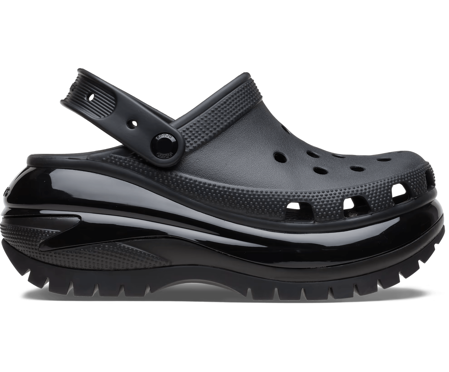 Crocs Mega Crush Clog Black Женские Крокс Мега Краш Черный 39 207988 фото