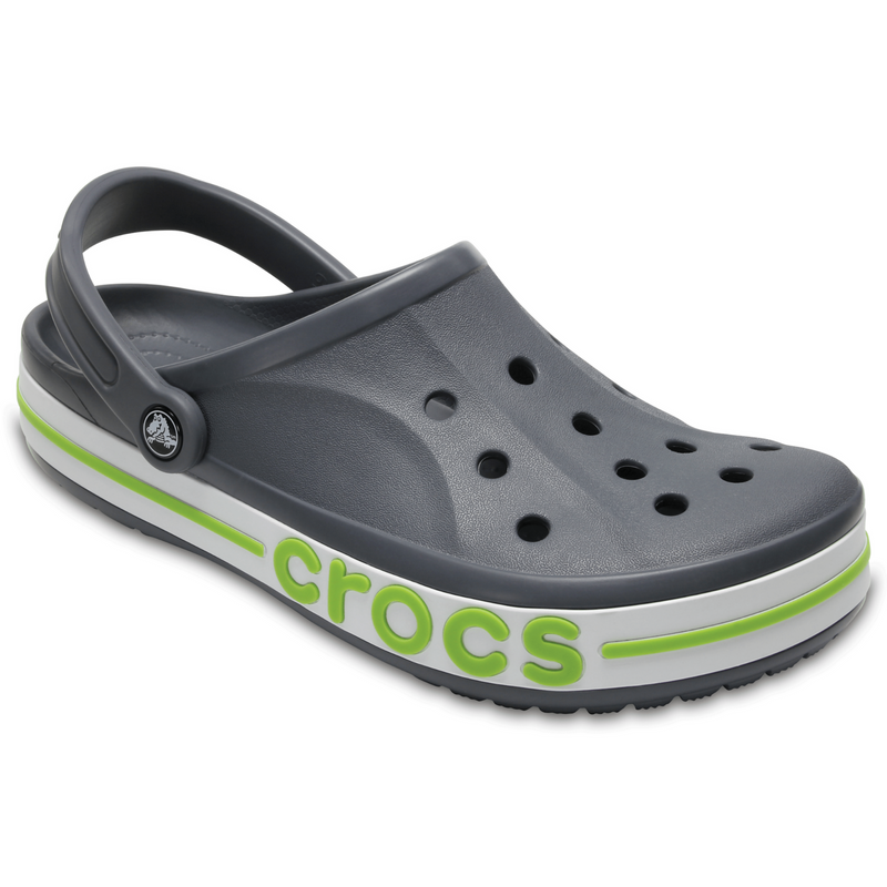 Crocs Bayaband Clog Charcoal/ Volt Green Мужские Женские Сабо Крокс Баябенд 44 205089 фото