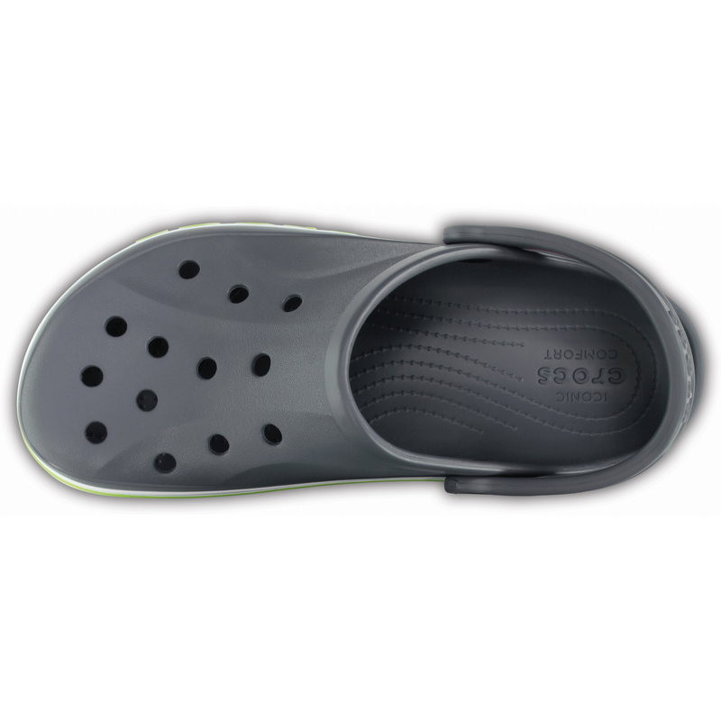 Crocs Bayaband Clog Charcoal/ Volt Green Мужские Женские Сабо Крокс Баябенд 44 205089 фото