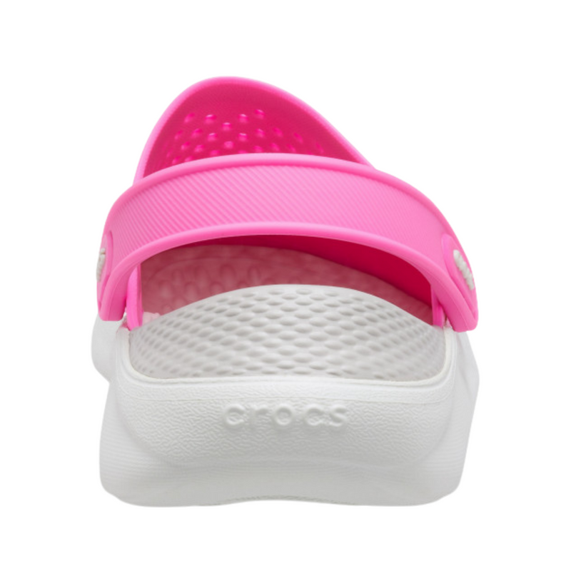 Crocs LiteRide Clog Electric Pink/Almost White Жіночі Сабо Крокс Лайтрайд 37 148-35 фото