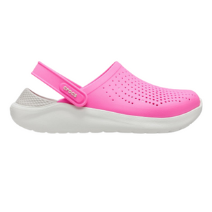 Crocs LiteRide Clog Electric Pink/Almost White Жіночі Сабо Крокс Лайтрайд 38 148-36 фото
