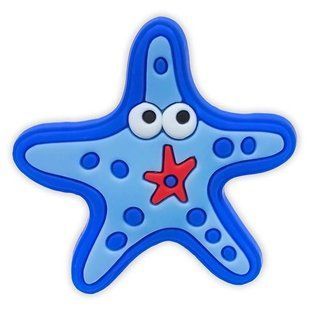 Jibbitz Starfish Blue | Джибітс Синя морська зірка 89 фото
