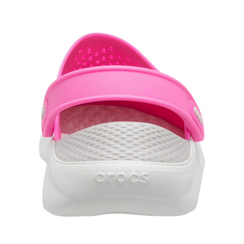 Crocs LiteRide Clog Electric Pink/Almost White Жіночі Сабо Крокс Лайтрайд 38 148-36 фото