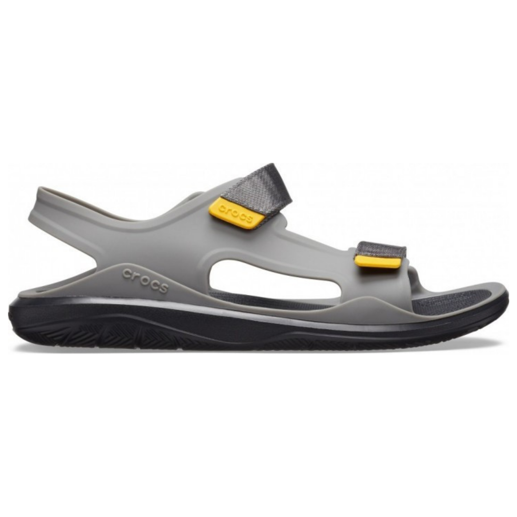 Crocs Swiftwater Expedition Sandal Slate Grey/Black Мужские Сандалии 40-41 206526 фото