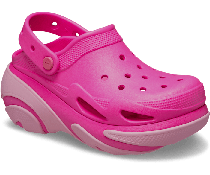Bubble Crush Clog Pink Crush Жіночі Сабо Крокс Бабл Краш Рожеві 39 210061 фото