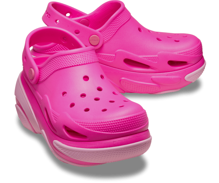 Bubble Crush Clog Pink Crush Жіночі Сабо Крокс Бабл Краш Рожеві 39 210061 фото