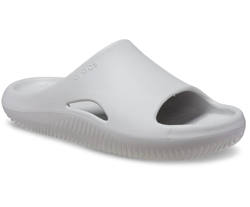 Crocs Mellow Recovery Slide Atmosphere Чоловічі Жіночі Шлопанці Мєллоу Рекавері Сірий 36 208392 фото