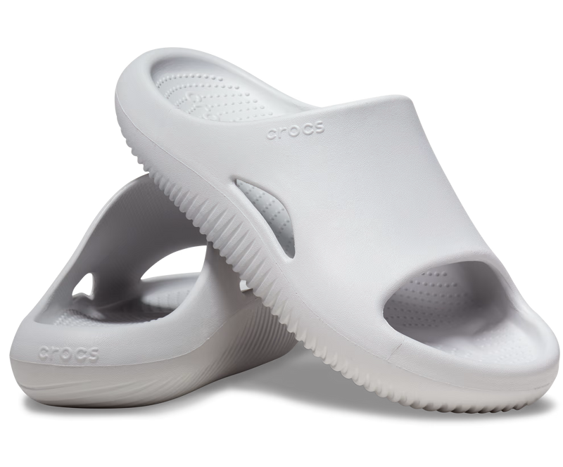 Crocs Mellow Recovery Slide Atmosphere Чоловічі Жіночі Шлопанці Мєллоу Рекавері Сірий 36 208392 фото