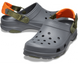 Crocs ALL-TERRAIN Clog Slate Grey / Multi Чоловічі Сабо Крокс Олл-Трейн Сірий 36-37