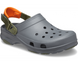 Crocs ALL-TERRAIN Clog Slate Grey / Multi Чоловічі Сабо Крокс Олл-Трейн Сірий 36-37