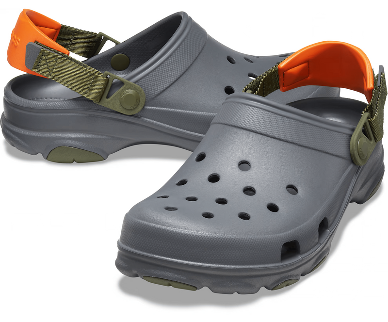 Crocs ALL-TERRAIN Clog Slate Grey / Multi Чоловічі Сабо Крокс Олл-Трейн Сірий 36-37