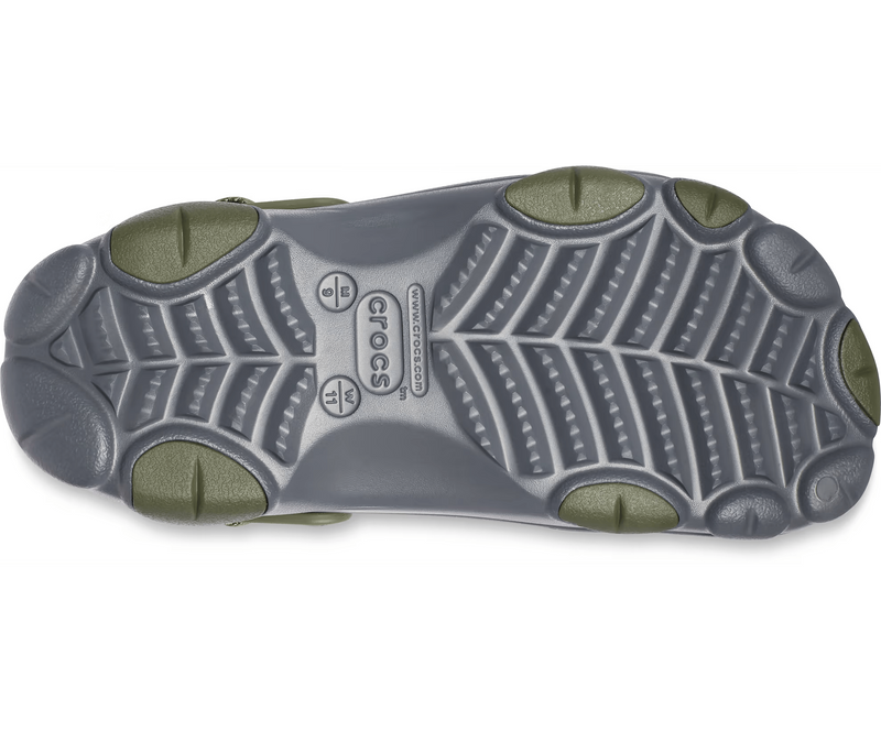 Crocs ALL-TERRAIN Clog Slate Grey / Multi Чоловічі Сабо Крокс Олл-Трейн Сірий 36-37
