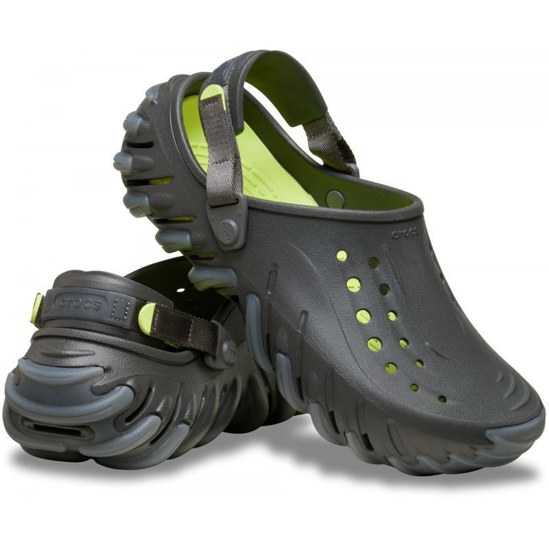 Crocs Echo Icy RO Clog Graphite/Lime Чоловічі Сабо Крокс Ехо Айсі Роу Графіт/Салатовий 43-44 211458 фото Crocs Echo Icy RO Clog Graphite/Lime Чоловічі Сабо Крокс Ехо Айсі Роу Графіт/Салатовий 43-44 211458 фото