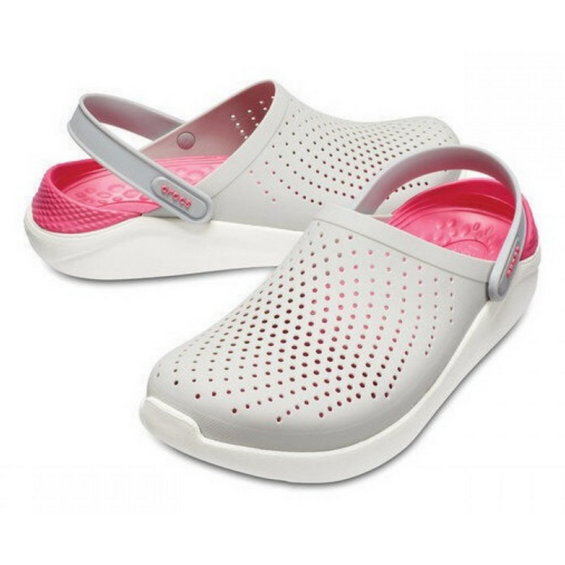 Crocs LiteRide Clog Pearl/White Жіночі Сабо Крокс Лайтрайд 40/41 22-38 фото Crocs LiteRide Clog Pearl/White Жіночі Сабо Крокс Лайтрайд 40/41 22-38 фото