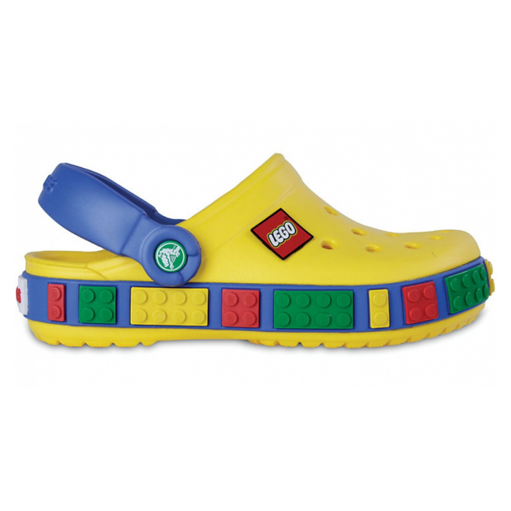 Crocs Kids' Crocband LEGO Yellow Дитячі Сабо Крокс Крокбенд Лего Кідс 34 12080 фото