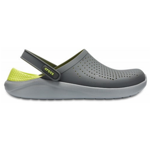 Crocs LiteRide Clog Grey/Light Green Чоловічі Жіночі Сабо Крокс Лайтрайд 44 19-41 фото