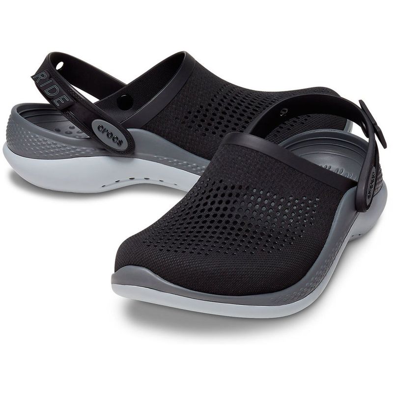 Crocs LiteRide 360 Clog Black/Slate Grey Чоловічі Жіночі Сабо Крокс Лайтрайд 360 (36) 421-34 фото