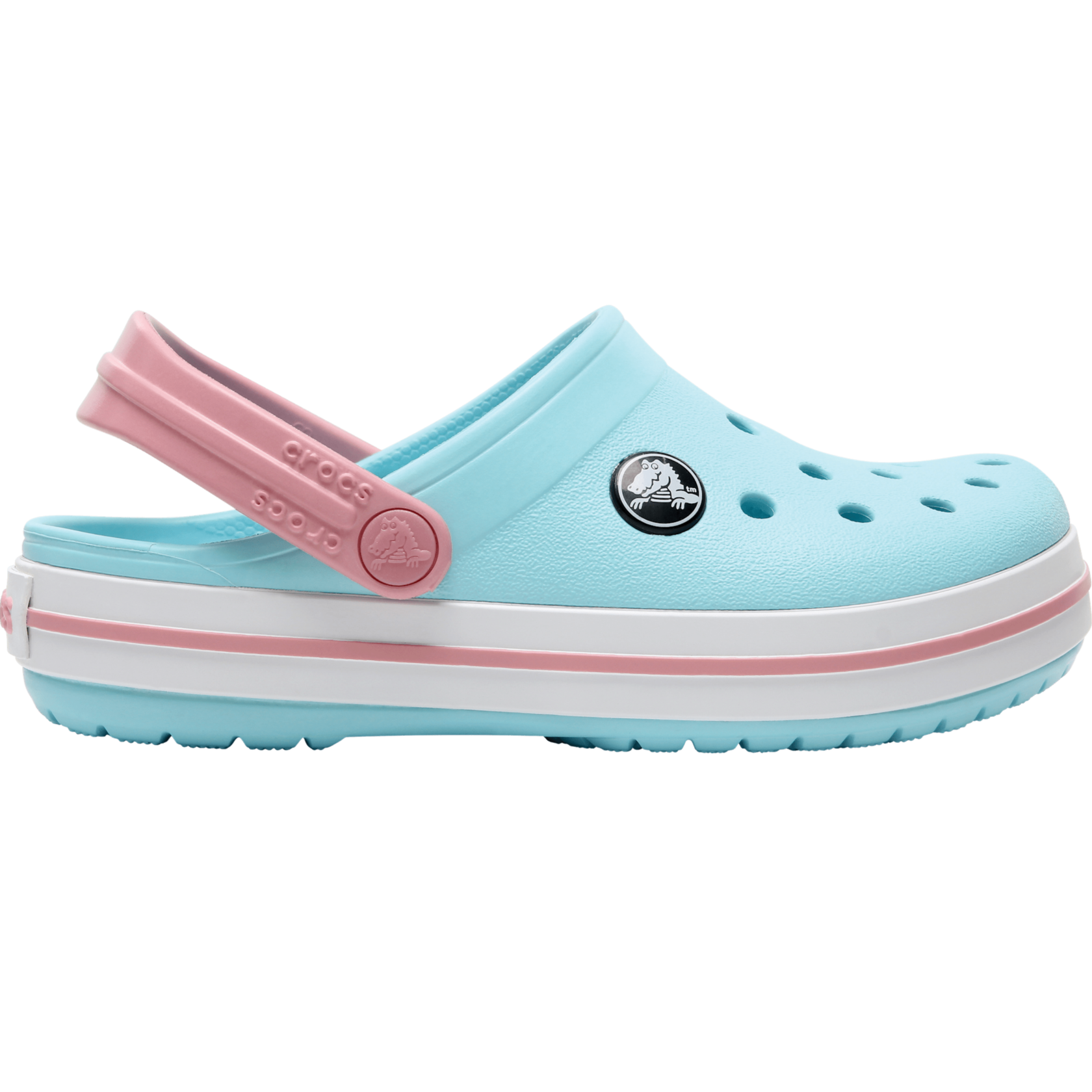 Crocs Kids’ Crocband Clog Ice Blue / White Дитячі Сабо Крокс Крокбенд Кідс 25 204537 фото