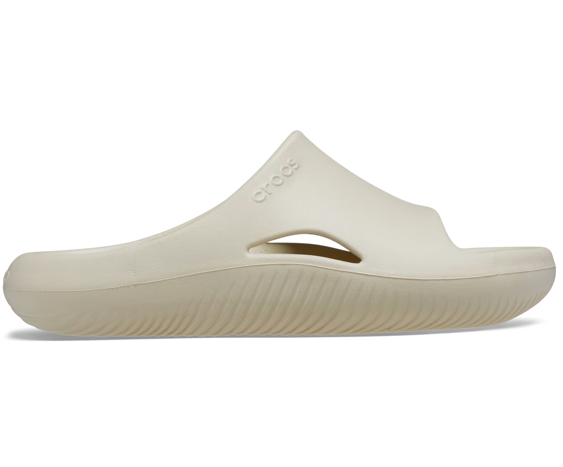 Crocs Mellow Recovery Slide Bone Чоловічі Жіночі Шлопанці Мєллоу Рекавері Бежевий 42 208392 фото