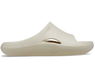 Crocs Mellow Recovery Slide Bone Чоловічі Жіночі Шлопанці Мєллоу Рекавері Бежевий 43 208392 фото