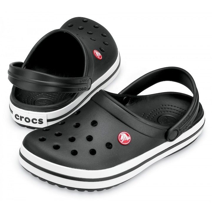 Crocs Crocband Clog Black Мужские Женские Сабо Крокс Крокбенд 45 11016 фото