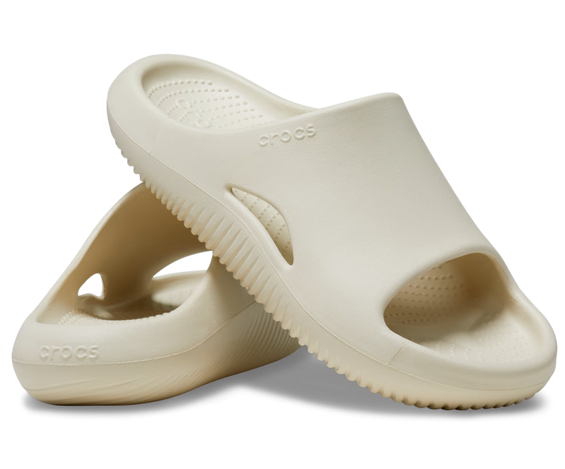 Crocs Mellow Recovery Slide Bone Чоловічі Жіночі Шлопанці Мєллоу Рекавері Бежевий 42 208392 фото