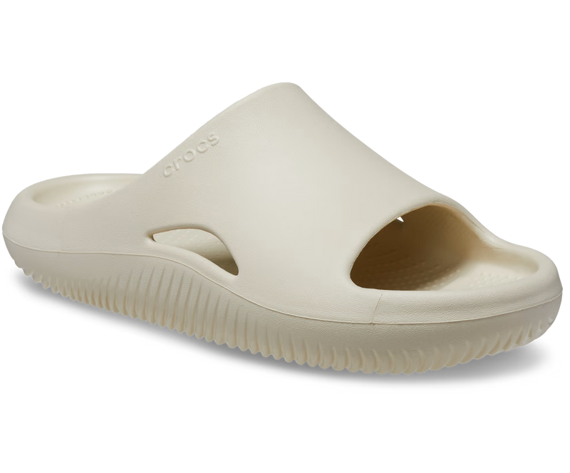 Crocs Mellow Recovery Slide Bone Мужские Женские Шлепанци Меллоу Рекавери Бежевый 42 208392 фото