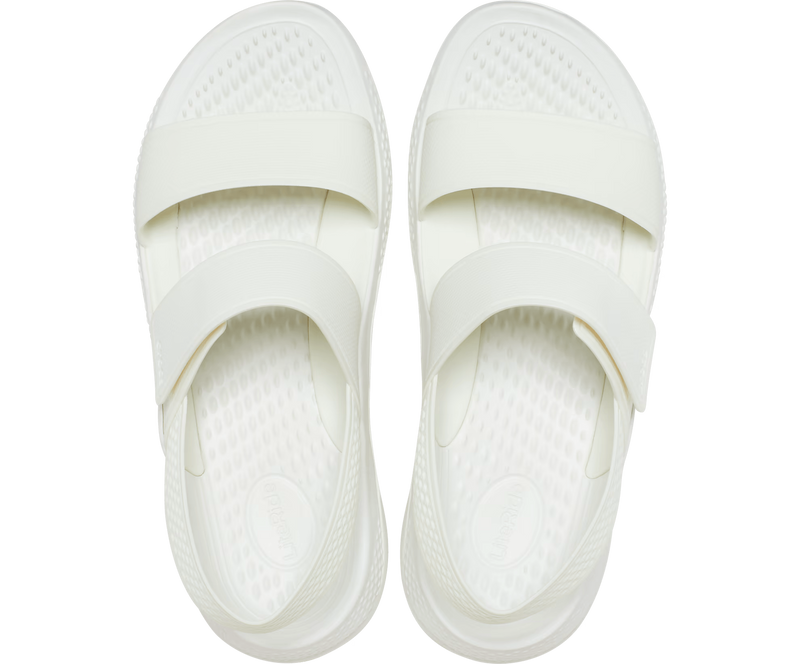 Crocs Women's LiteRide 360 Sandal Almost White Жіночі Сандалі Крокс Лайтрайд 360 Білі(36) 206711-1CN фото