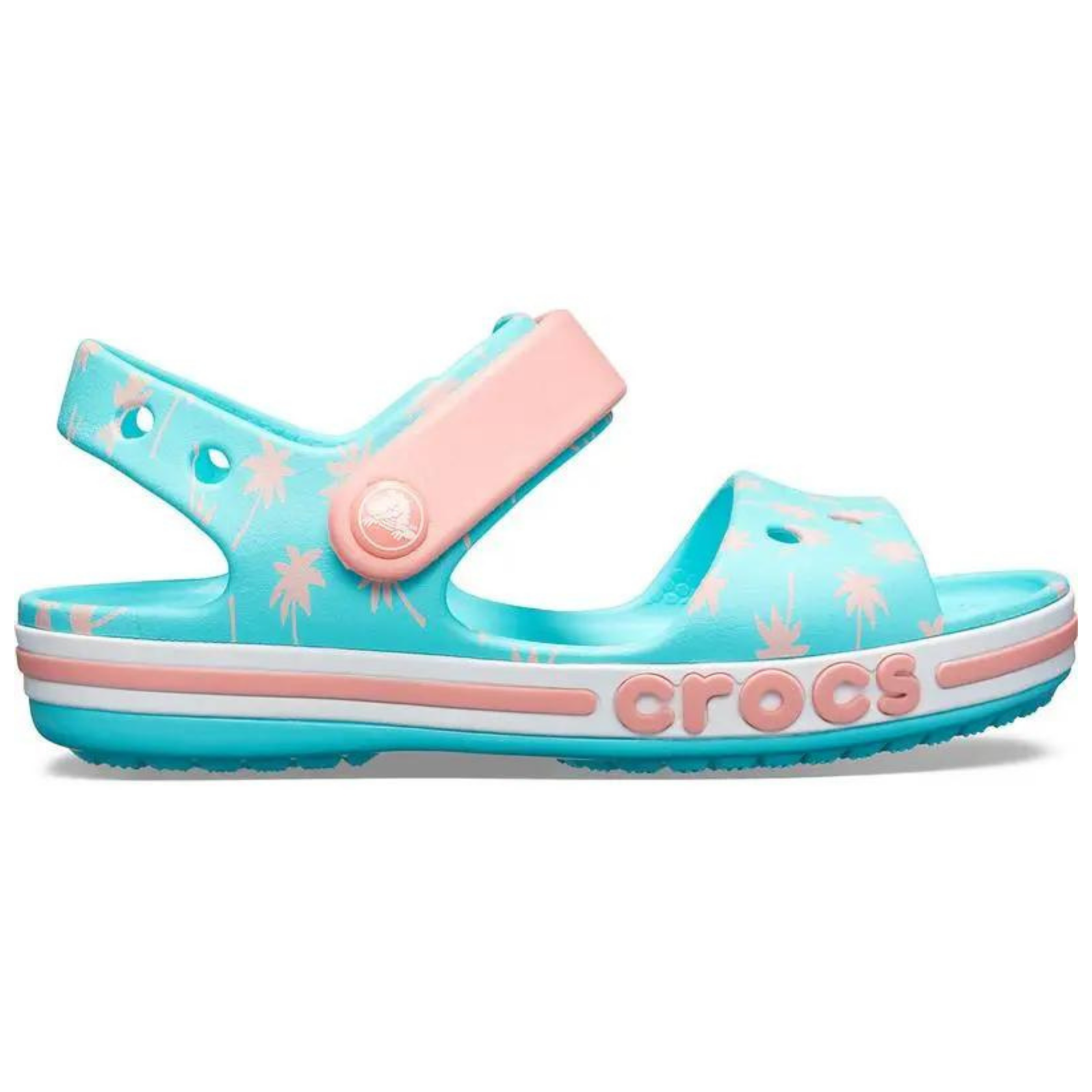 Crocs Kids’ Bayaband Sandal Pool Blue & Peach Дитячі Сандалі Крокс Баябенд Кідс 31-32 205400 фото