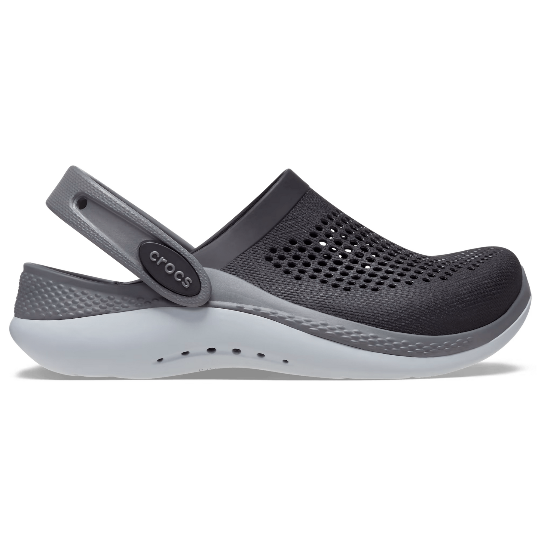 Дитячі Crocs Kids’ LiteRide 360 Clog Black/Slate Grey | Сабо Крокс Лайтрайд 360 Чорні 31-32 207021 фото