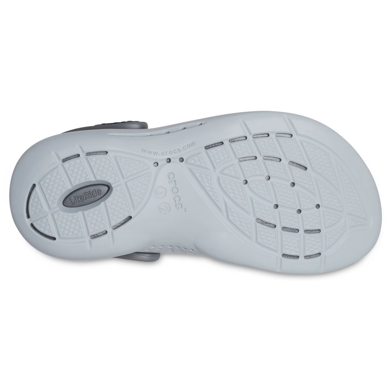 Детские Crocs Kids’ LiteRide Clog Black/Slate Grey | Сабо Крокс Лайтрайд 360 Черные 31-32 207021 фото