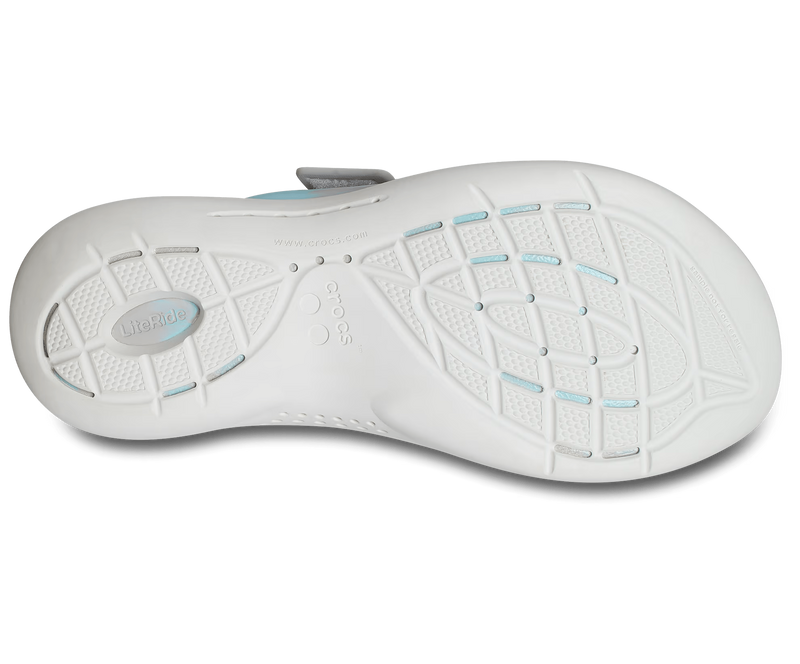 Crocs Women's LiteRide Marbled 360 Sandal Pearl White / Multi Жіночі Сандалі Крокс Лайтрайд 360 Сірий/Мульті (36) 207649-1DU фото