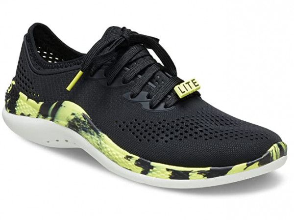 Чоловічі кросівки Crocs Men's LiteRide 360 Pacer Black/Citrus | Чорні/Жовті кросівки Лайтрайд 360 (45) 206715 фото