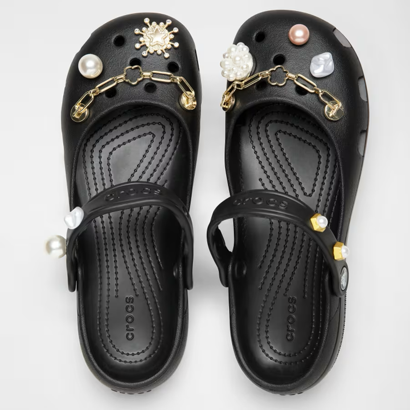 Crocs Classic Ballet Black W6 Жіночі Балетки Крокс Чорні 36-37 211994 фото