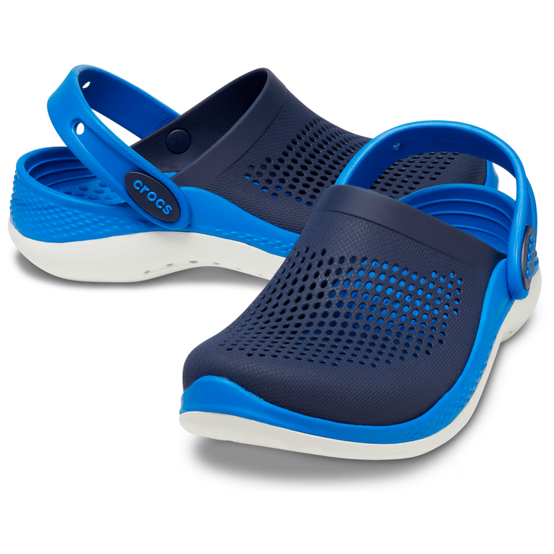 Дитячі Crocs Kids’ LiteRide 360 Clog Navy / Bright Cobalt | Сабо Крокс Лайтрайд 360 Сині 26 207021 фото