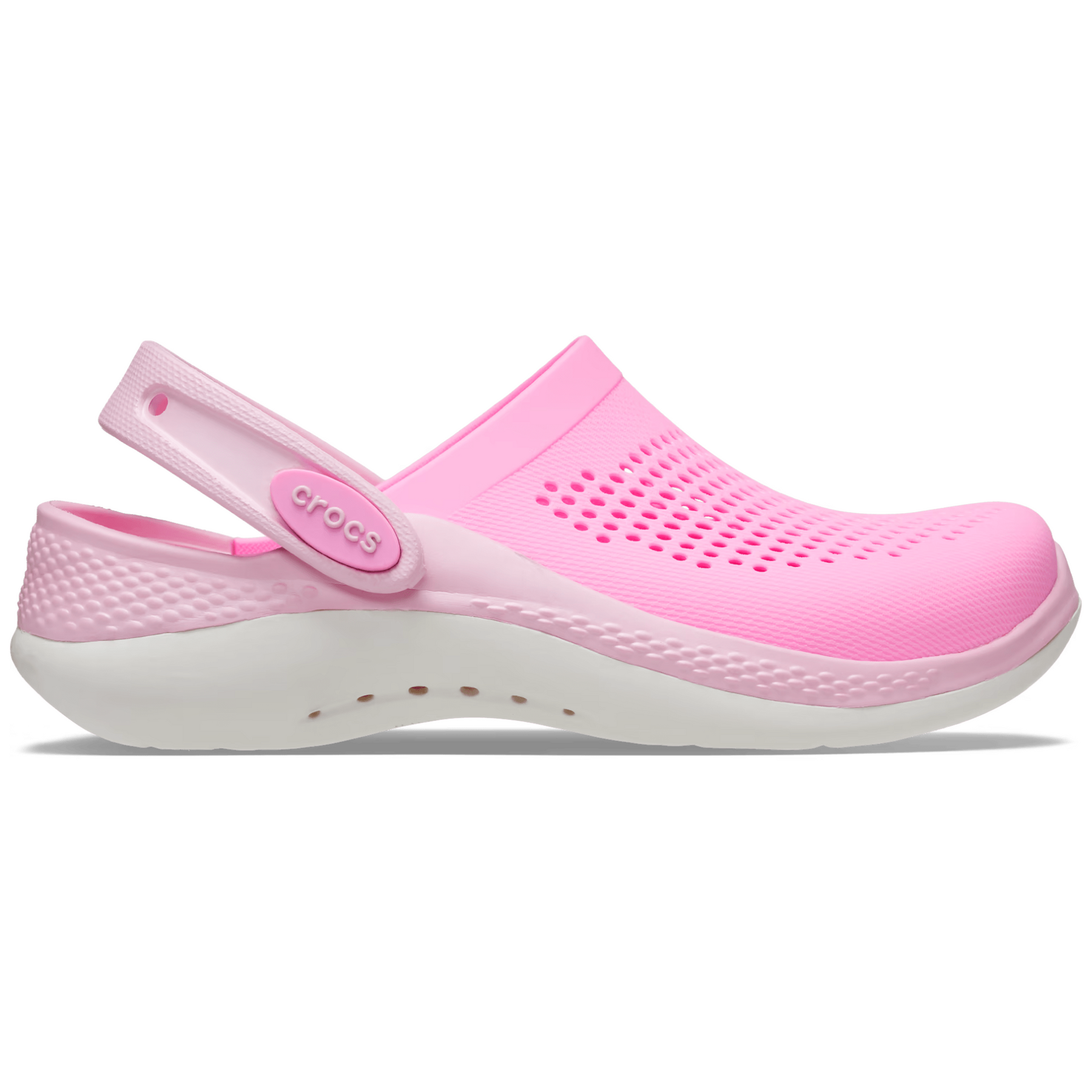 Детские Crocs Kids’ LiteRide Clog Taffy Pink / Ballerina Pink | Сабо Крокс Лайтрайд 360 Розовые 34 207021 фото