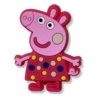 Jibbitz Peppa in a dress | Джибітс Пеппа в сукні 121 фото