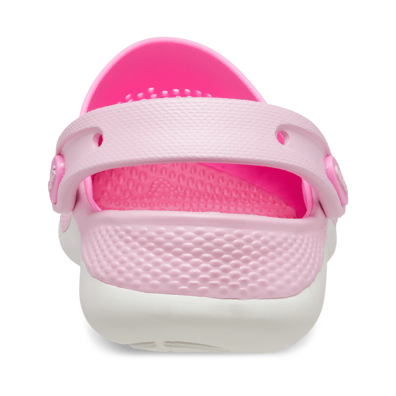 Детские Crocs Kids’ LiteRide Clog Taffy Pink / Ballerina Pink | Сабо Крокс Лайтрайд 360 Розовые 34 207021 фото