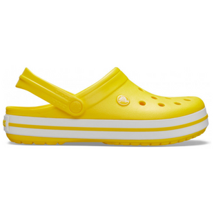 Crocs Crocband Clog Lemon / White Чоловічі Жіночі Сабо Крокс Крокбенд 42 11016 фото